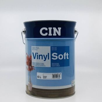 Cin Tinta Aquosa Semi-mate Vinylsoft (Branco - 5 L)