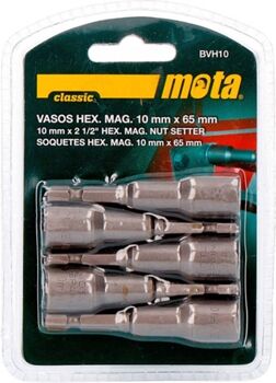 Mota Herramientas Jogo Pontas Hexagonais Magneticas 10X65Mm Bvh10