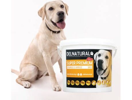 Delnatural Ração para Cães Premium (3 kg - Seca - Adulto - Sabor: Frango e Arroz)