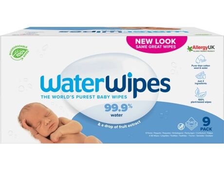 Waterwipes Toalhitas Bio (9X60 un)