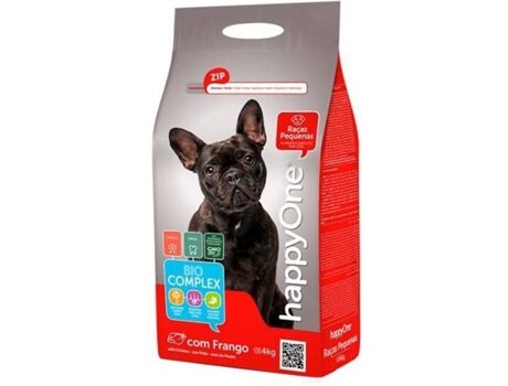 Happyone Ração para Cães (4Kg - Seca - Porte Pequeno - Adulto)