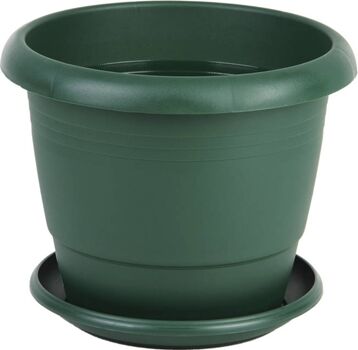 Cofan Vaso Verde Gardenia com Prato U (30 x 25 cm)