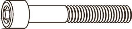 Chemitool Fasteners Parafuso CHEMITOOL Sextavado Interior Cabeça Cilíndrica DIN 912 M10x55 A2 Aço Inox