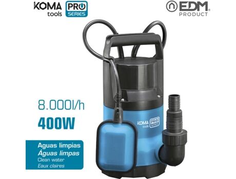 Edm Bomba 400W Agua Limpa Koma Tools