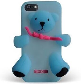 Moschino Capa iPhone 5, 5s, SE Bear Gennarino Azul