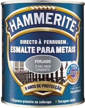 Robbialac Hammerite Forjado Primário, Subcapa e Acabamento (Cinzento - 750 ml)