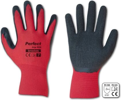 Bradas Luvas de Proteção Perfect Grip Red (Vermelho - Tam: 9)