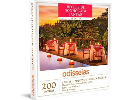 Odisseias Pack Hotéis de Sonho com Jantar   200 Hotéis