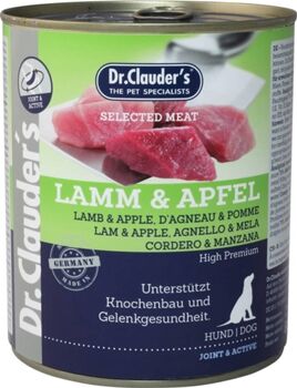 Dr. Clauder'S Ração para Cães (200 g - Húmida - Sabor: Cordeiro e Maçã)