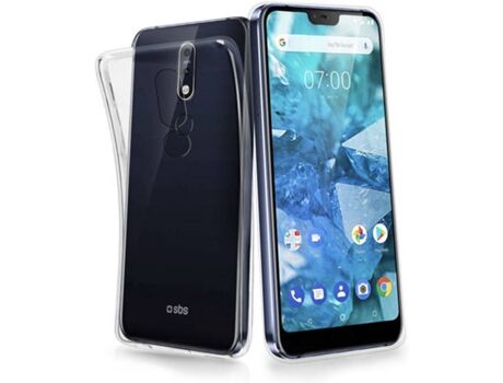 Sbs Capa Nokia 7.1 Skinny Transparente