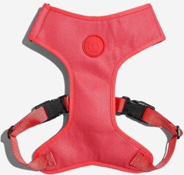 Zee.Dog Arnês para Cães Neon (Coral - 63-82 cm - Poliéster - L - Porte Grande)