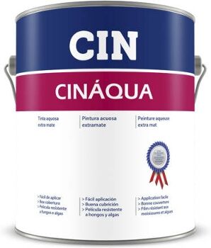 Cin Tinta Aquosa Mate aqua (Branco - 5 L)