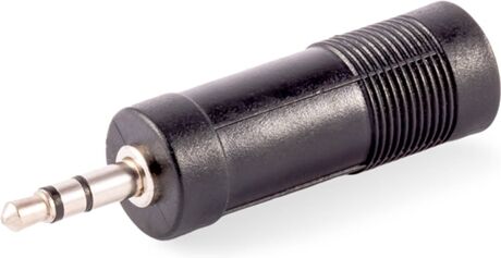 Mitsai Adaptador Áudio (3.5mm - 6.3mm - Preto)