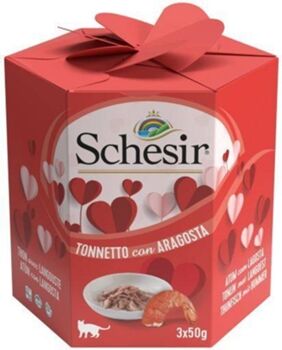 Schesir Ração para Gatos Multipack (50 g - Húmida - Sabor: Atum)