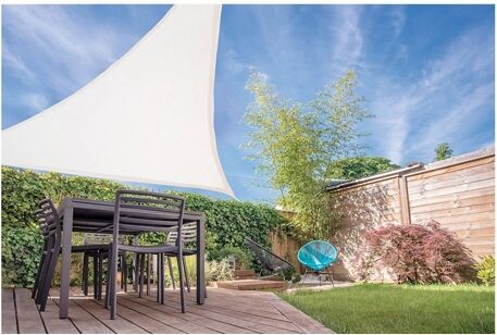 Progarden Toldo Vela Triângulo Branco (5x5x5mt)