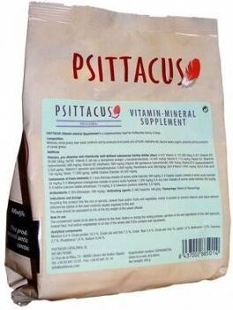 Psittacus Complemento Alimentar para Periquitos e Caturras Vitaminas Minerais (350g)