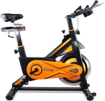 Gridinlux Bicicleta de Spinning Trainer Alpine 8000 (107 x 54 x 114 cm - Preto)