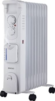 Sogo Aquecedor a Óleo CAL-SS-18470 (2500 W)