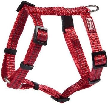 Freedog Peitoral para Cães Nylon Reflect Vermelho (XS)