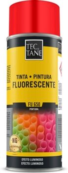 Tectane Spray de Pintura Fluorescente Vermelho