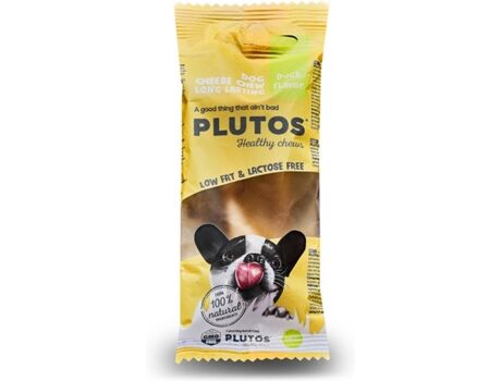 Plutos Snack para Cães (24 Unidades - Seca - Adulto - Sabor: Queijo e Pato)