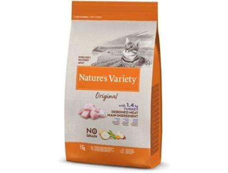 Nature'S Variety Ração para Gatos (1.25 Kg - Seca - Adulto - Sabor: Peru)