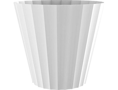 Plastiken Vaso Doric Ø18X16Cm Branco