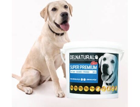 Delnatural Ração para Cães Super Premium (3 kg - Seca - Adulto - Sabor: Atum, Salmão e Frango)