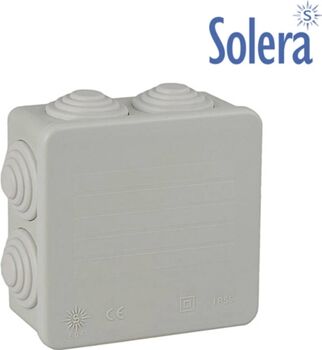 Solera Caixa Quadrada Estanca 80X80X35Mm Encolheu Retrátil