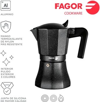 Fagor Cafeteira Tiramisu 3T Aluminio 3004