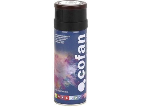 Cofan Spray de Tinta Esmalte Acrílico Verde Abeto (400 ml)
