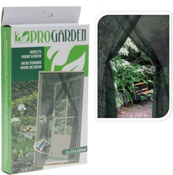 Pro Garden Rede Mosquiteira para Portas (2x75x220 cm)