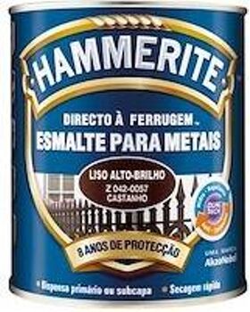 Robbialac Hammerite Primário, Subcapa e Acabamento (Alto Brilho Castanho - 2.5 L)