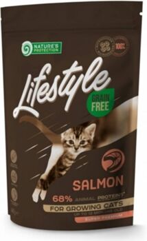 Lifestyle Ração para Gatos (400 g - Seca - Cachorro - Sabor: Salmão)