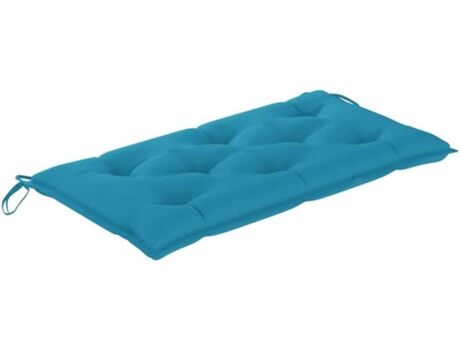 Vidaxl Almofadão para Banco (Azul Claro - Tecido - 110x50x7 cm)