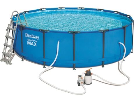 Bestway Piscina Tubular Steel Pro Max Azul (457x122cm)