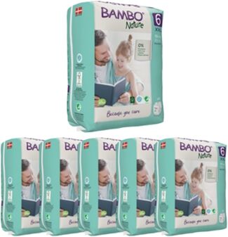 Bambo Fraldas Nature 6 (Pack 6 - 20 Unidades)