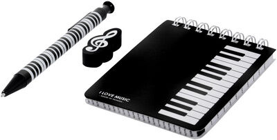 Music Sales Writing Set Black and white