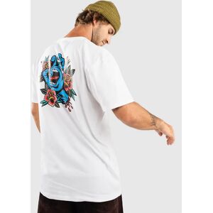 Santa Cruz Screaming Flash Center T-Shirt white M male