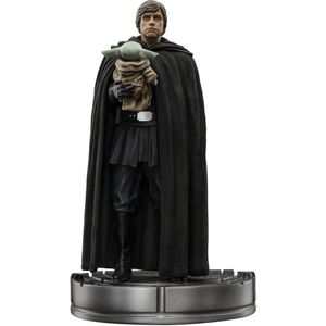 Inexad Statuette Star Wars: The Mandalorian - Luke Skywalker and Grogu Art Scale 1/10 (Eisengießereien)