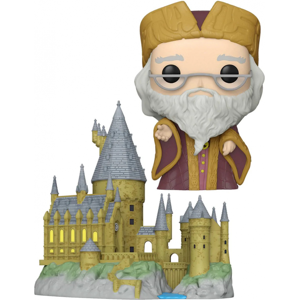 Figur Harry Potter - Albus Dumbledore with Hogwarts (Funko POP! Town 27)