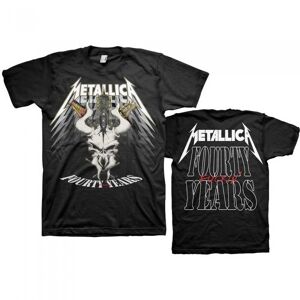 Metallica Unisex-Erwachsene Forty Years 40th Anniversary T-Shirt