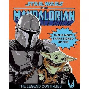 Star Wars: The Mandalorian Krieg Der Sterne: Der Mandalorianer Das Ist Mehr, Als Ich Mich Für Leinwanddruck Angemeldet Habe