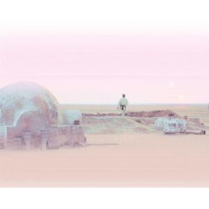 Star Wars Serene Tatooine Gerahmter Leinwanddruck