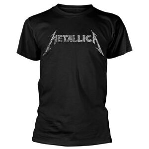 Metallica Unisex-Erwachsene 40th Anniversary Songs Logo T-Shirt