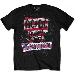 Ac/dc Unisex-Erwachsene We Salute You Stripe T-Shirt