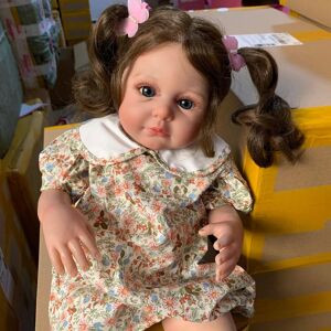 Bzdoll Reborn Realistische 20 Zoll 50 Cm 3d-Farbe Mit Sichtbaren Adern Weiches Silikon Reborn Baby Doll Toy Alive Kids Boneca Art Bebe