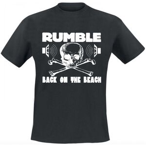 Rumble On The Beach - Rumble On The Beach Shirt, black, white print, size M