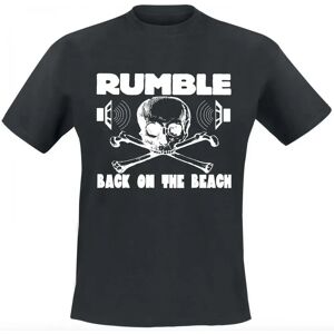 Rumble On The Beach - Rumble On The Beach Shirt, black, white print, size XL