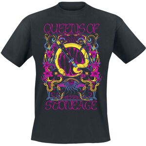 Queens Of The Stone Age T-Shirt - In Times New Roman - Neon Sacrilege - S bis 3XL - für Männer - Größe S - schwarz  - Lizenziertes Merchandise! - Männer - male